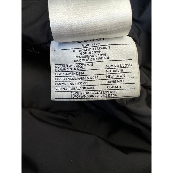 Gucci Black GG Monogram Puffer Jacket - Picture 7 of 7